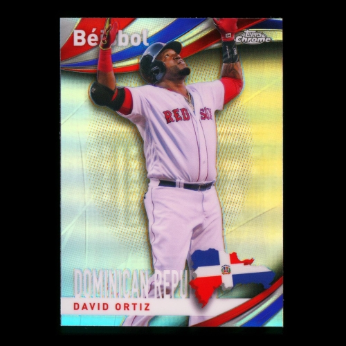 David Ortiz 2021 Topps Chrome Beisbo Republica Domnicana Red Sox