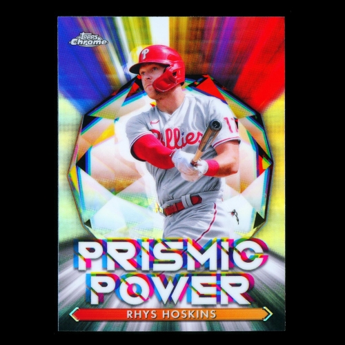 Rhys Hoskins 2021 Topps Chrome Prismic Power Phillies