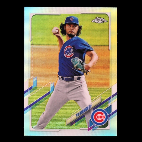 Yu Darvish 2021 Topps Chrome Silver Refractor Cubs