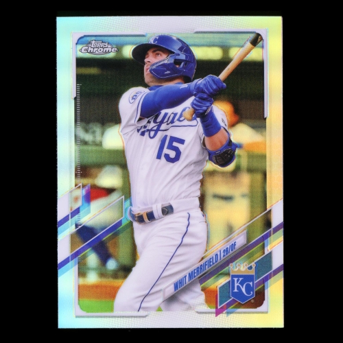 Whit Merrifield 2021 Topps Chrome Silver Refractor Royals