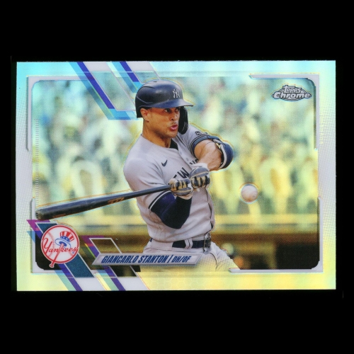 Giancarlo Stanton 2021 Topps Chrome Silver Refractor Yankees