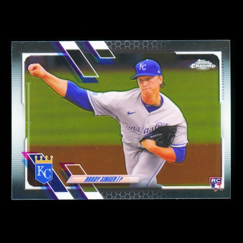 Brady Singer RC 2021 Topps Chrome Rookie Royals