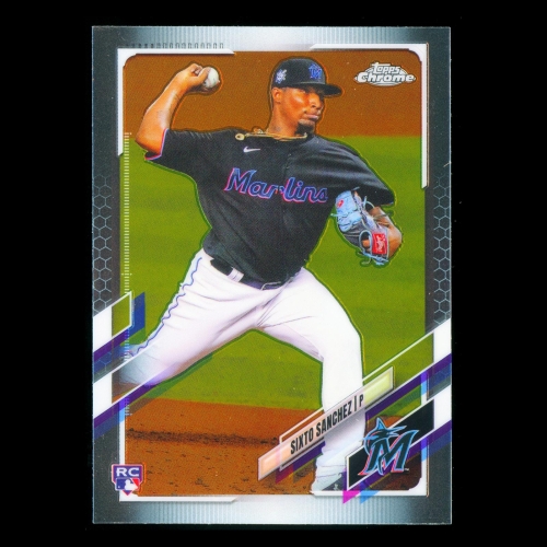 Sixto Sanchez RC 2021 Topps Chrome Rookie Marlins