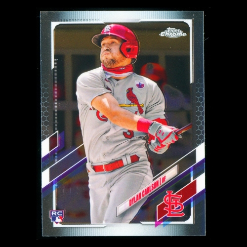 Dylan Carlson RC 2021 Topps Chrome Rookie Cardinals