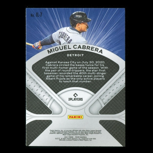 Miguel Cabrera. 2021 Prizm Illumination Tigers