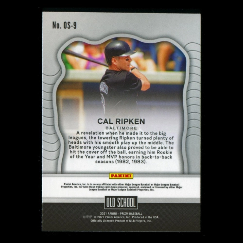 Cal Ripken 2021 Prizm Old School Orioles
