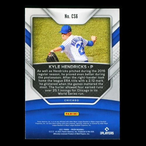 Kyle Hendricks 2021 Prizm Championship Stage Cubs