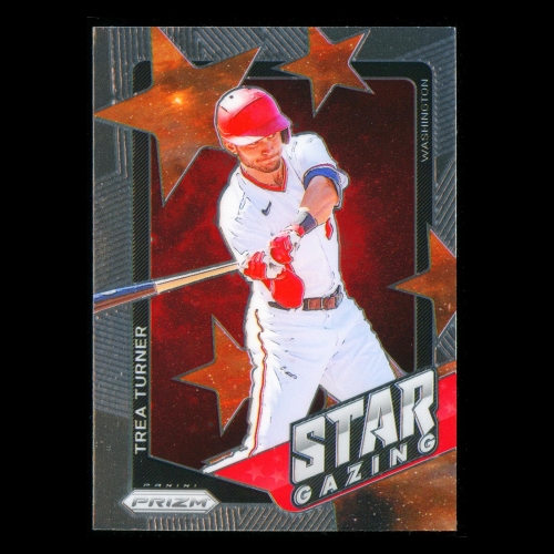 Trea Turner 2021 Prizm Star Gazing Nationals
