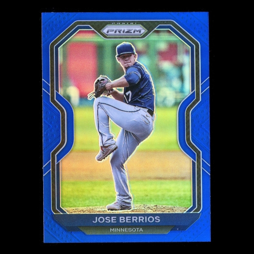 Jose Berrios 2021 Prizm Blue Twins