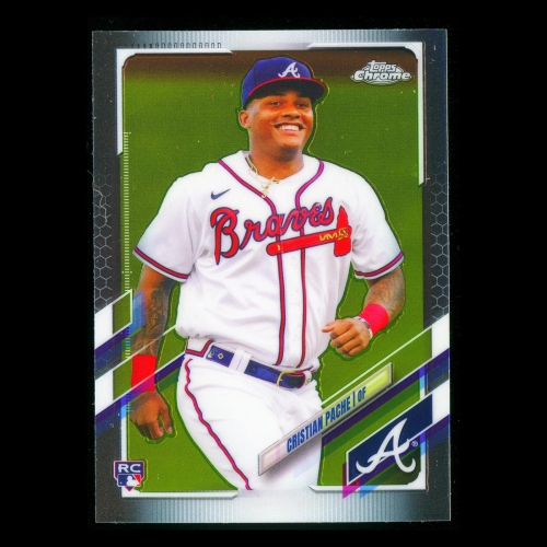 Cristian Pache RC 2021 Topps Chrome Rookie Braves
