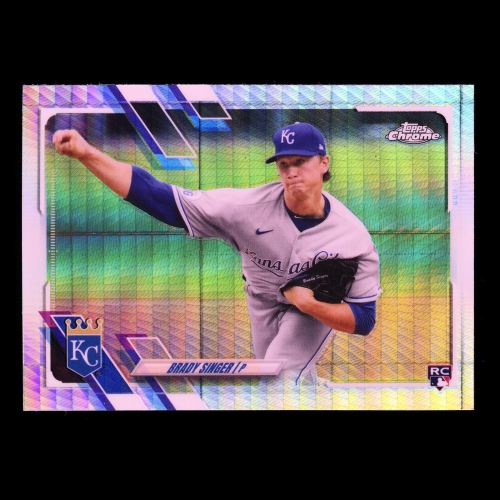 Brady Singer RC2021 Topps Chrome Hyper Rookie Royals