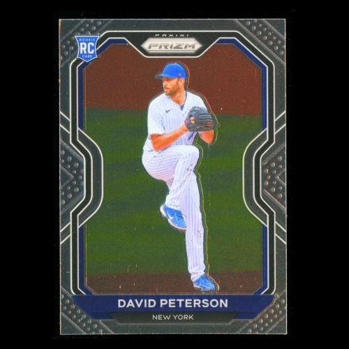 David Peterson RC 2021 Prizm Rookie Mets
