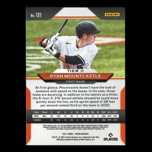 Ryan Mountcastle RC 2021 Prizm Rookie Orioles