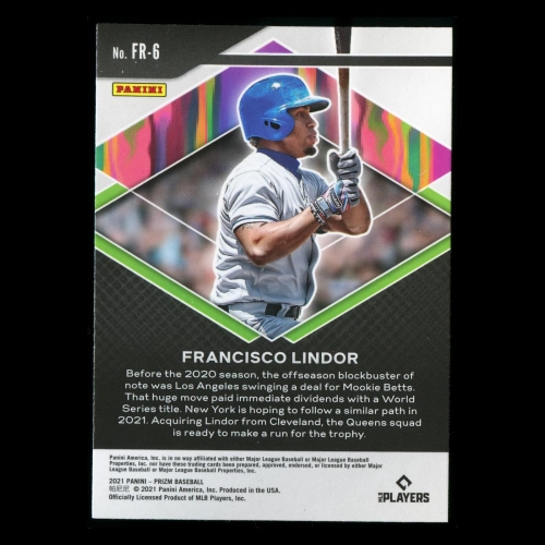 Francisco Lindor 2021 Prizm Fearless Mets