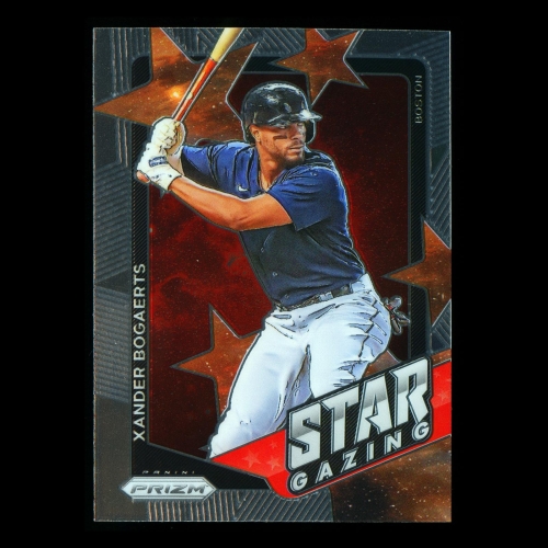 Xander Bogaerts 2021 Prizm Star Gazing Red Sox