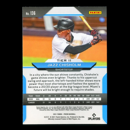 Jazz Chisholm RC 2021 Prizm Rookie Marlins