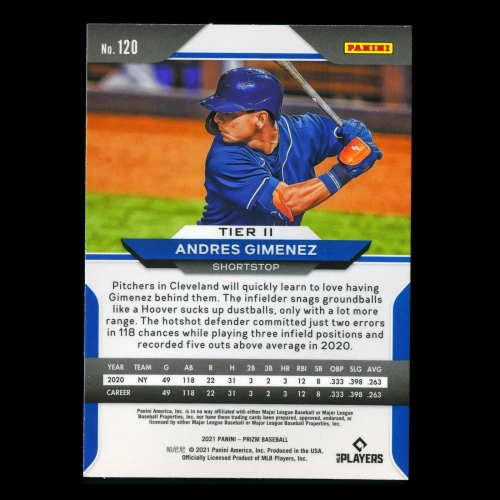Andres Gimenez RC 2021 Prizm Rookie Indians