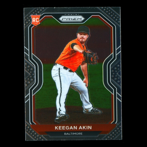 Keegan Akin RC 2021 Prizm Rookie Orioles