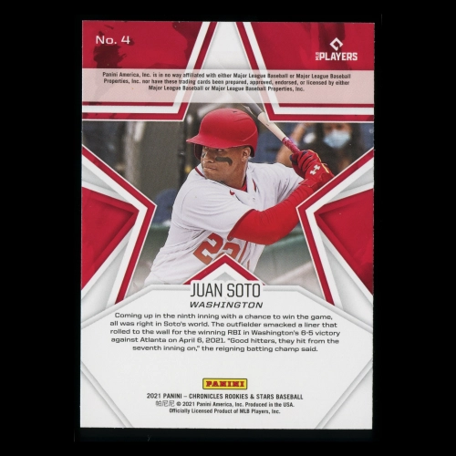 Juan Soto 2021 Rookies and Stars Nationals