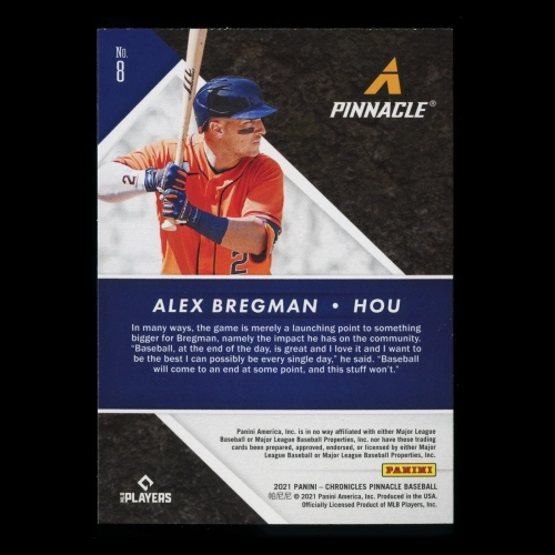 Alex Bregman 2021 Pinnacle Astros