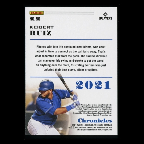 Keibert Ruiz RC 2021 Chronicles Rookie Dodgers