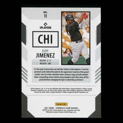 Eloy Jimenez 2021 Score  White Sox