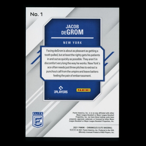 Jacob DeGrom 2021 Elite Mets