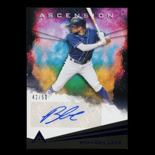 Brandon Lowe 2021 Ascension Autographs Rays 42/50