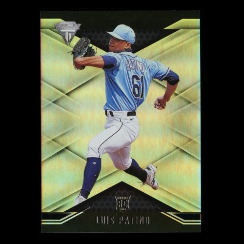 Luis Patino RC 2021 Titanium Rookie Rays