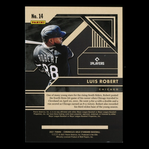 Luis Robert 2021 Gold Standard Blue Jays