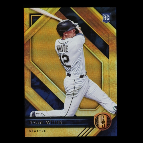 Evan White RC 2021 Gold Standard Rookie Mariners