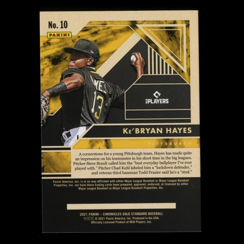 Ke'Bryan Hayes RC 2021 Gold Standard Rookie Pirates