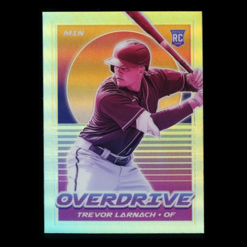 Trevor Larnach RC 2021 Overdrive Holo Rookie Twins