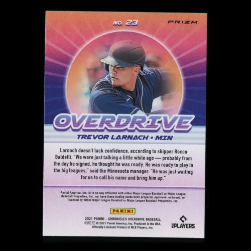 Trevor Larnach RC 2021 Overdrive Holo Rookie Twins
