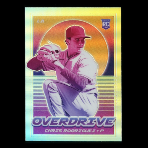 Chris Rodriguez RC 2021 Overdrive Holo Rookie Angels