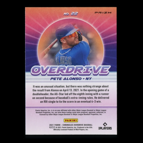 Pete Alonso 2021 Overdrive Holo Mets