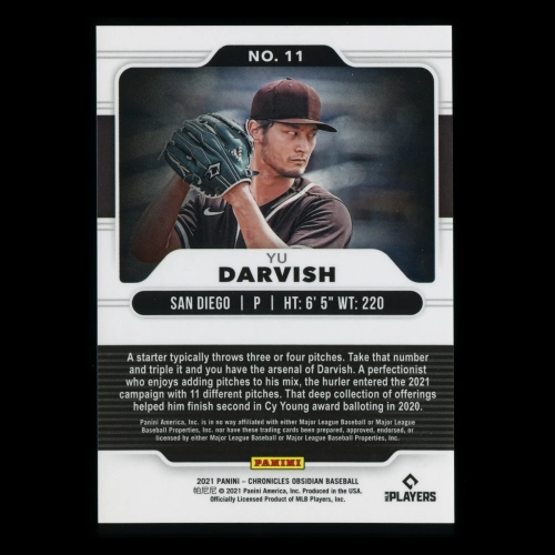 Yu Darvish 2021 Obsidian Padres