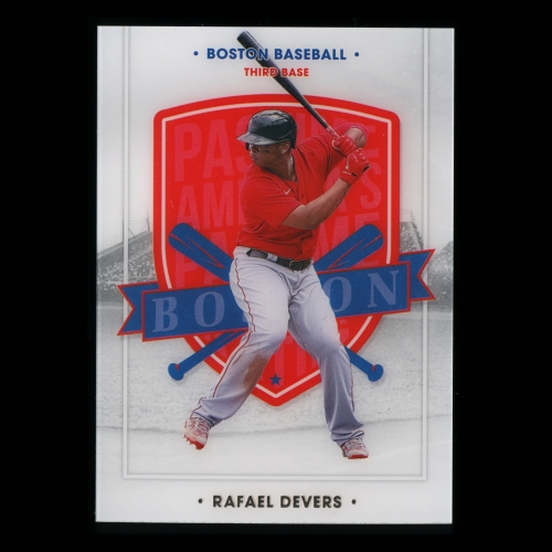 Rafael Devers 2021 America's Pastime Red Sox