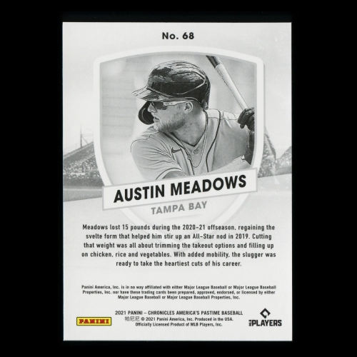 Austin Meadows 2021 America's Pastime Rays