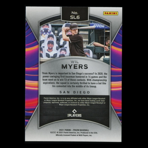 Wil Myers 2021 Prizm Sluggers Padres
