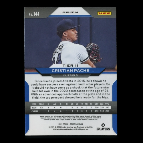 Cristian Pache RC 2021 Prizm Green Rookie Braves