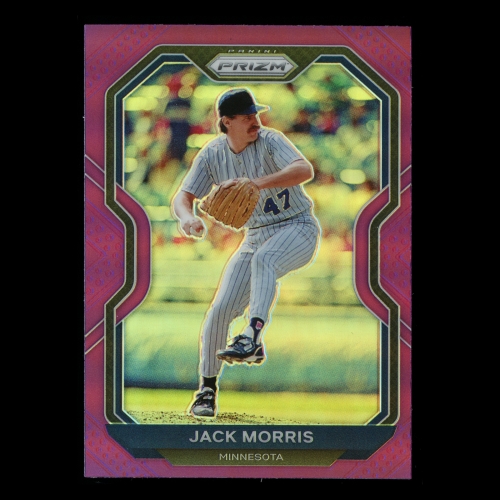 Jack Morris 2021 Prizm Purple Twins