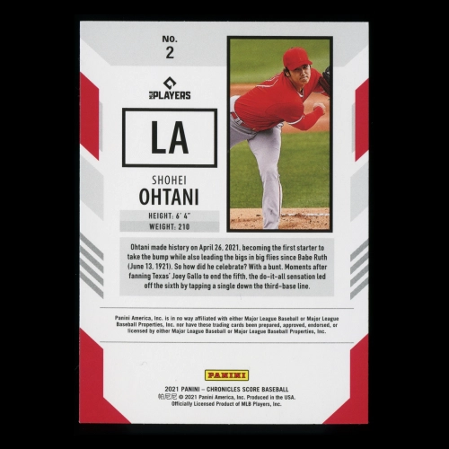 Shohei Ohtani 2021 Score Angels