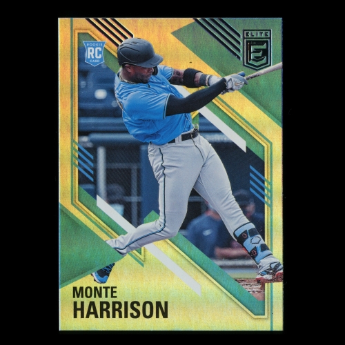 Monte Harrison RC 2021 Elite Rookie Marlins