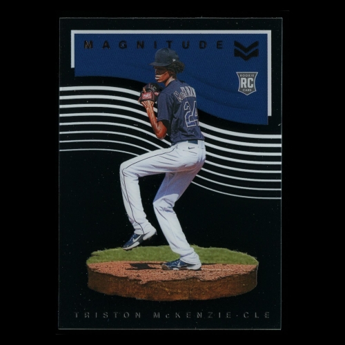 Triston McKenzie RC 2021 Magnitude Rookie Indians