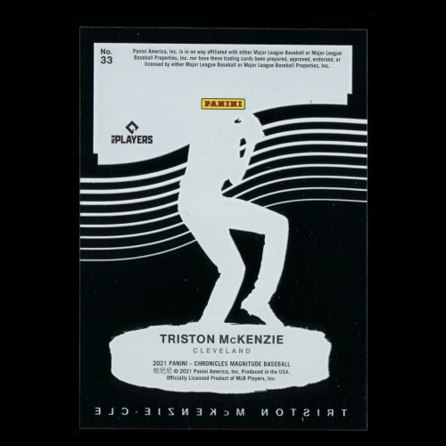 Triston McKenzie RC 2021 Magnitude Rookie Indians