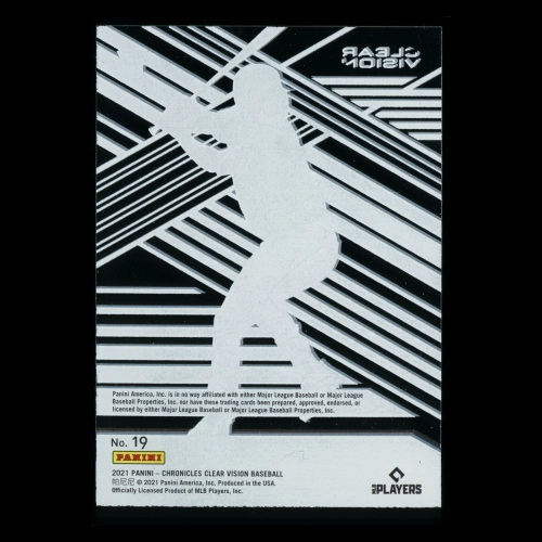 Andres Gimenez RC 2021 Clear Vision Rookie Indians