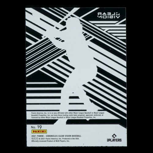 Andres Gimenez RC 2021 Clear Vision Rookie Indians