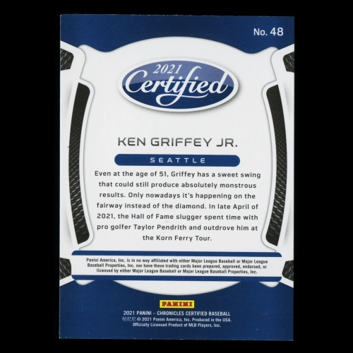 Ken Griffey Jr. 2021 Certified Mariners