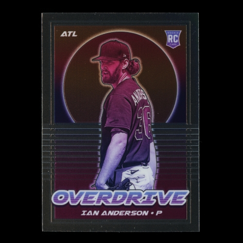 Ian Anderson RC 2021 Overdrive Rookie Braves